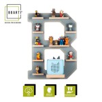 Regal Buchstabe B untuk Toniebox Tonies